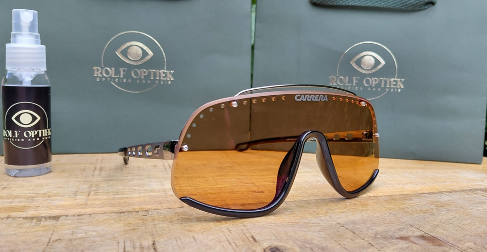 Carrera FLAGLAB 16 8IJ/DP met Oranje Spiegelglazen