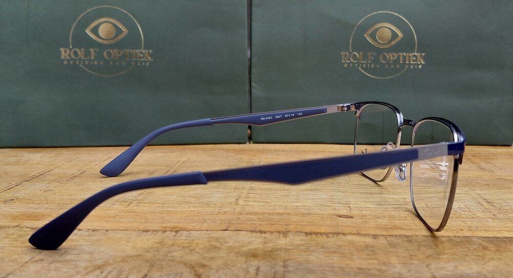 Ray-Ban RB 6363 2947 &ndash; Blue on Gunmetal (54-18-145)