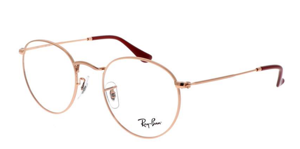 Ray-Ban RB 3447V Round Metal 3094 &ndash; Rose Gold (50-21-145)