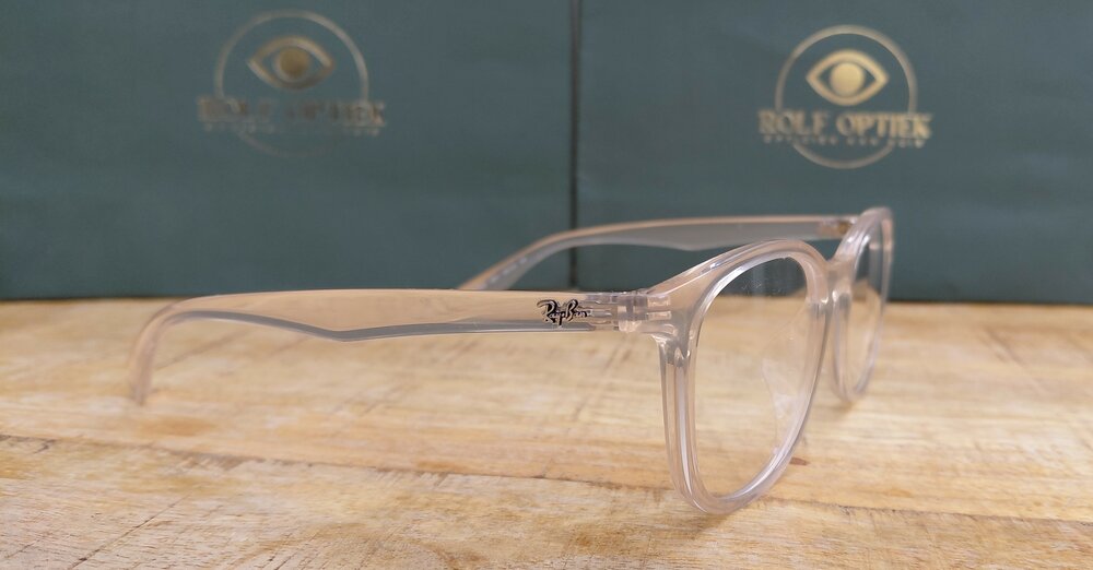 Ray-Ban RX7093D 827 &ndash; Transparent Light Brown (54-18-140)
