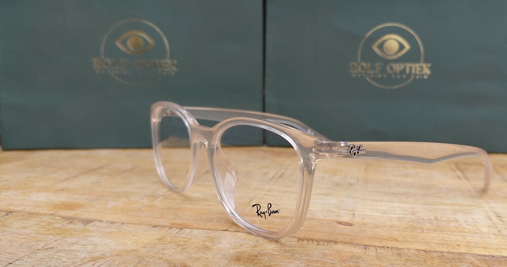 Ray-Ban RX7093D 827 &ndash; Transparent Light Brown (54-18-140)