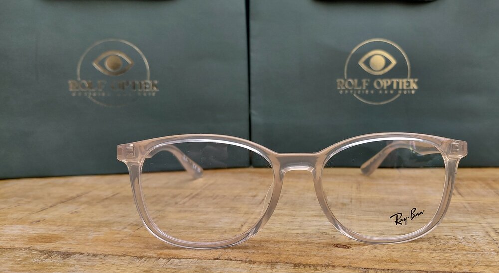 Ray-Ban RX7093D 827 &ndash; Transparent Light Brown (54-18-140)
