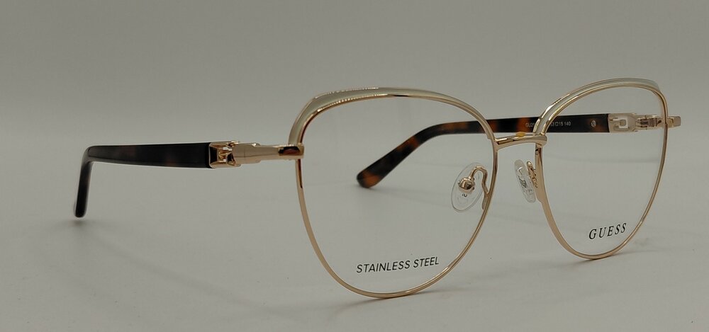 GUESS GU2982 024 &ndash; Shiny White / Blonde Havana