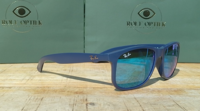 Ray-Ban RB4202 Andy - Matte Blue / Blue Flash