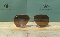 Ray-Ban RB3025 Aviator Classic - Arista Gold / B-15 Brown