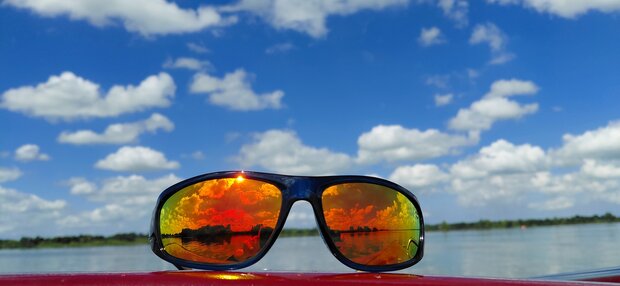 Timberland TB00033 90D Shiny Blue &ndash; Polarized zonnebril