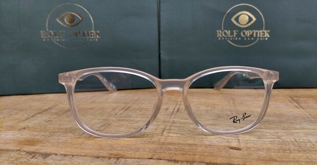 Ray-Ban RX7093D 827 &ndash; Transparent Light Brown (54-18-140)