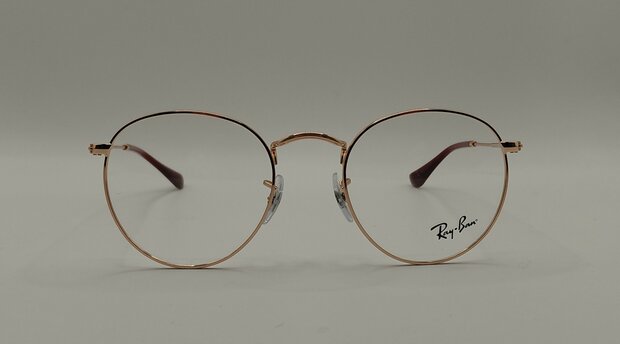 Ray-Ban RB 3447V Round Metal 3094 &ndash; Rose Gold (50-21-145)